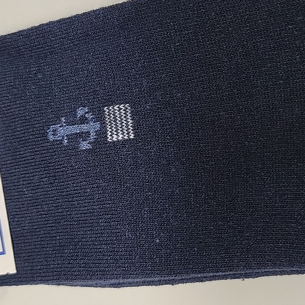 Premium Navy Blue Dress Socks - One Size - Picture 4 of 4